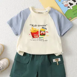 INCLUD Boys Printed T-shirt With Shorts-picture-34