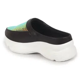 Fausto Women's Black Mule Shoes image 4