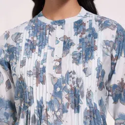 Rangmanch by Pantaloons Blue Printed Tunic image 5