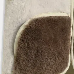 Miarcus Girls Cream & Brown Regular Fit Jacket image 5