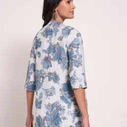 Rangmanch by Pantaloons Blue Printed Tunic image 2