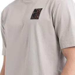 RARE RABBIT Men Graphic Printed Round Neck Cotton Relaxed Fit T-shirt image 4
