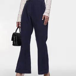 French Connection Women Corduroy Pure Cotton Regular Trousers-picture-24