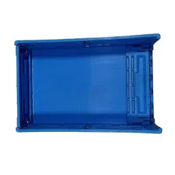 SINGHAL Portable Foldable Blue Crate/Plastic Stackable Crate for Storage (Pack of 2)-image-42