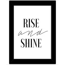 TIED RIBBONS Inspirational Framed Poster With Black Frame image 1