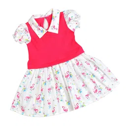 BAESD Animal Print Peter Pan Collar Puff Sleeve A-Line Dress-picture-34