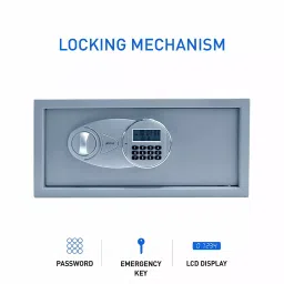 OZONE 9.2 L Electronic Cabinet Safe Locker, Tusker- 10 image 3