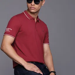 Louis Philippe Jeans Polo Collar Slim Fit T-shirt-picture-18