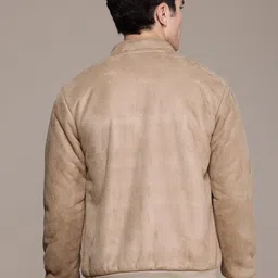 French Connection Long Sleeves Velvet Finish Bomber Jacket image 5