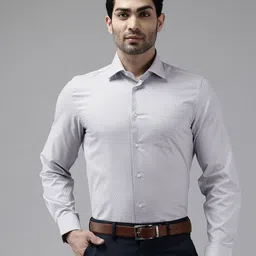 Blackberrys Cotton Checked Slim Fit Formal Shirt-image-73