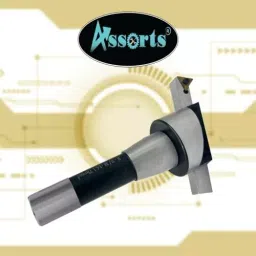 Assorts Fly Cutter with Carbide Inset Bit Tool Steel 50 mm R8 Shank 1.11 mm Drawbar image 3