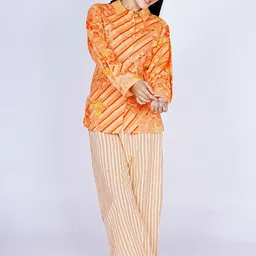 ETC X D To D Life Style Printed Shirt Collar Shirt & Trousers Co-ords image 3