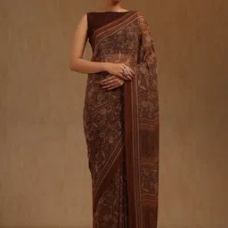 Soch Paisley Pure Georgette Saree-picture-14