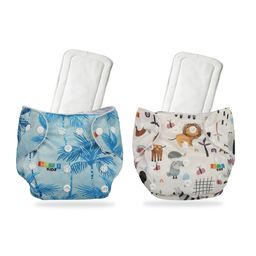 Chinmay Kids One Size Adjustable Baby Cloth Button Diaper - Washable/Reusable Nappies for Infants & Toddlers With White Insert (8 X 8 inch) Pack of 2-picture-49