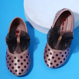 mine sole Minesole Polka Dots & Bow Detailed Ballerinas -  Pink-picture-25