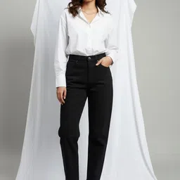 HIGH BUY Women Comfort High-Rise Jeans-image-16