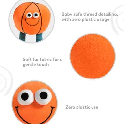 Mi Arcus Ball Soft Toy Orange Height 27 cm image 4