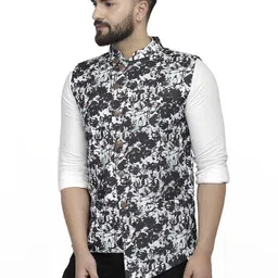 B BEN Sleeveless Printed Men Jacket () image 2