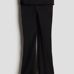 H&M Flared Jersey Trousers-picture-2