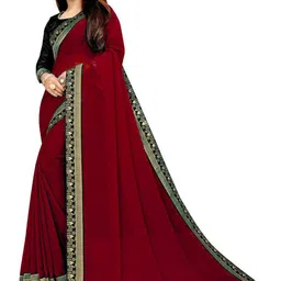Flip The Style Zari Pure Georgette Saree-picture-27