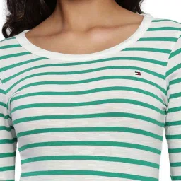 TOMMY HILFIGER White Cotton T-Shirt image 5