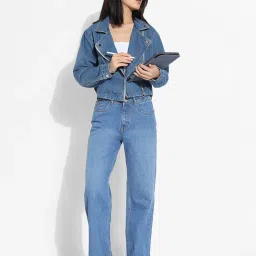 showoffff Showoff Blue Regular Fit Jacket image 5