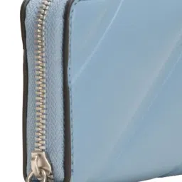 CALVIN KLEIN Dusk Blue Zip Around Wallet image 5