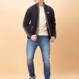 Being Human Navy Regular Fit Jacket image 5