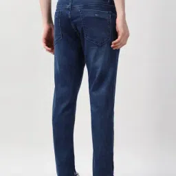 Peter England Blue Cotton Regular Fit Jeans image 2