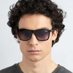 Carrera Grey Rectangular Sunglasses For Men image 5