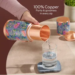 Borosil Quinn 950 ml Copper Water Bottle image 5