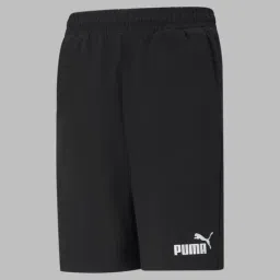 Puma Kids Black Cotton Logo Shorts-picture-29
