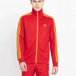 Adidas Originals Red Regular Fit FB NATIONS Track Top-image-26