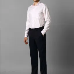 Louis Philippe Pink Cotton Regular Fit Texture Shirt image 5