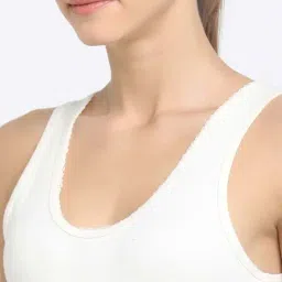 Dixcy Slimz Off-White Plain Thermal Top image 5