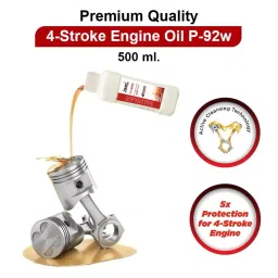 Balwaan High Viscosity Synthetic Oil 500 ml, P-92W (Pack of 40 Pcs) image 2