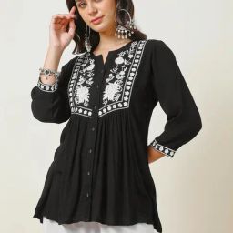 Soch Black Embroidered Top-picture-48