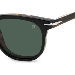 DAVID BECKHAM Green Rectangular Sunglasses For Men image 5