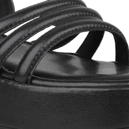 Inc.5 Women's Black Ankle Strap Sandals image 5