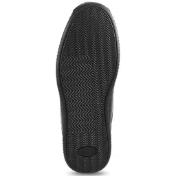 Metro Men's Black Casual Loafers image 5