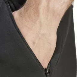 Adidas Black Regular Fit Sports Trackpants image 5