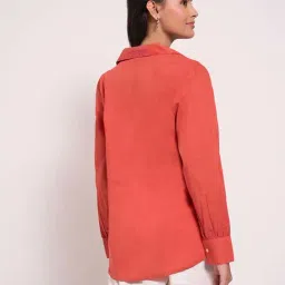 Akkriti by Pantaloons Red Embroidered Tunic image 2