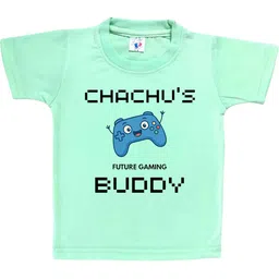 Cute Pals Girls Printed High Neck Monochrome Applique T-shirt-image-81