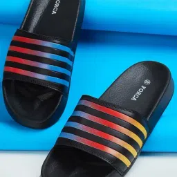 Forca by Lifestyle Men's Black Slides-picture-18