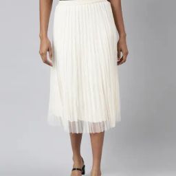 showoffff SHOWOFF Cream Midi Skirt-picture-27