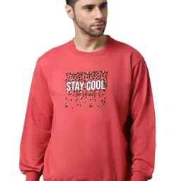 Vimal Jonney Pink Regular Fit Printed Sweatshirts - Pack of 2 image 4