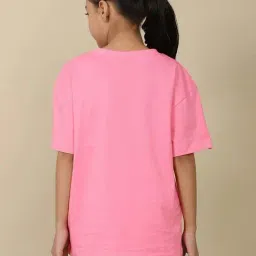 Kidsville Garfield Printed oversized fit Tshirt For Girls image 2