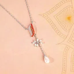 GIVA 925 Sterling Silver Sekhmet Lariat Necklace-image-62