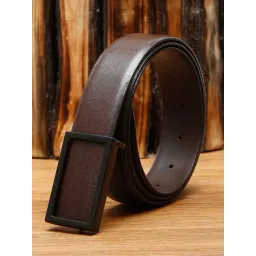Louis Stitch Brown Textured Leather Formal Belt for Men-picture-16