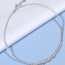 Taraash 925 Sterling Silver Anklet for Women-picture-44